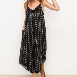 Boho Tribal Print Oversized Romper Jumpsuit